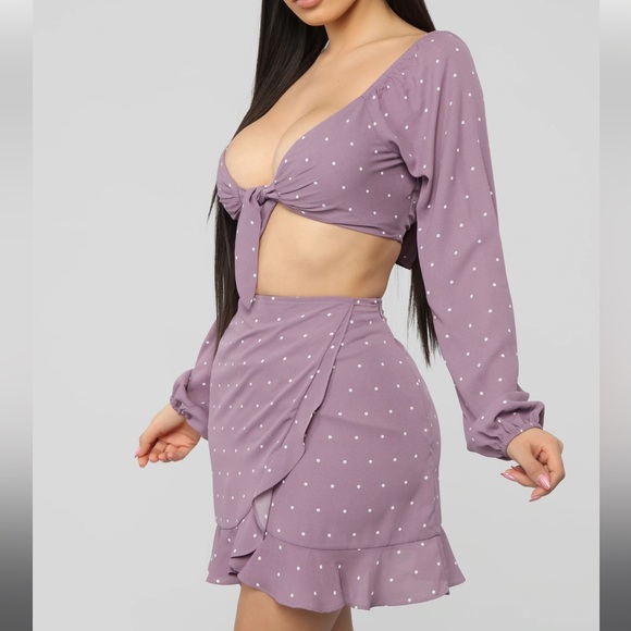 Deliah Polka Dot Skirt Set - Picture 5 of 12